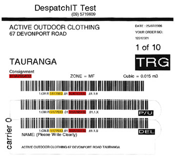 Customer Printed Label